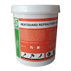 5lb Heat Guard Refractory Coating Upto 3270F For Coating of Bricks