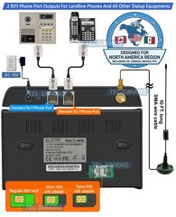 4G Voice LTE Mobile SIM To Analog Landline RJ11 Phone Line Adapter US Canada MX