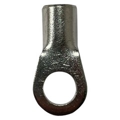 (25) Non-Insulated 4 Gauge 3/8″ Ring Terminal Uninsulated Wire Connector – USA