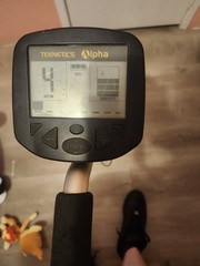 Teknetics Alpha Ground Search Metal Detector w/ LCD, Discrimination, Sensitivity