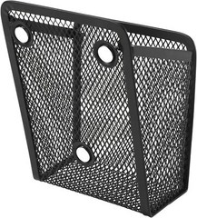 Magnetic Pencil Holder,Mesh Stainless Steel Pen 1 Basket, 1 Pack Black