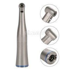 Dental 1:1 Fiber Optic LED Contra Angle Handpiece 4 Spray Push Button fit NSK po