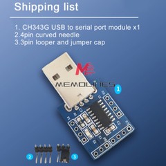 USB to TTL Converter CH343G USB to Serial Port Module Compatible With USBV2.0