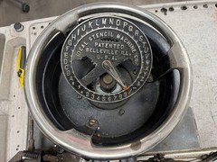 👀VINTAGE IDEAL STENCIL MACHINE 7/16″ PUNCH SIZE MODEL NO. 3