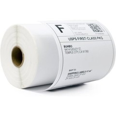 4 Rolls 4×6″ Direct Thermal Shipping Labels – 250 Per Roll – 1000 Address Labels