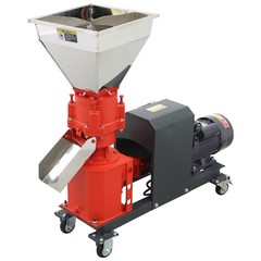 220V 150-200KG/h 3mm Feed Pellet Mill Machine Feed Pelletizer with 4 Rollers