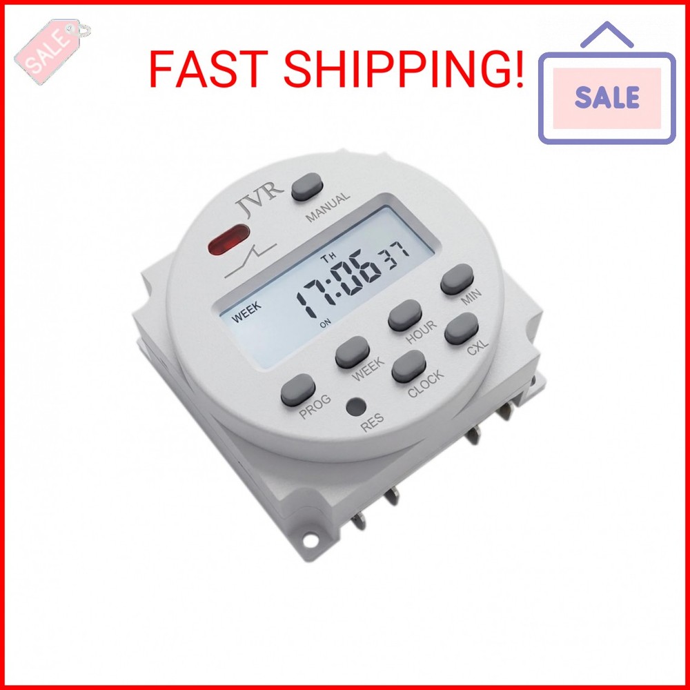 JVR 12V Timer Switch – Programmable DC/AC/Solar Relay