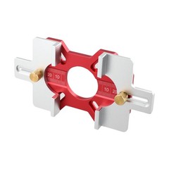Two in Woodworking Slotting Plate with Aluminum Alloy Handle and Brass Nut