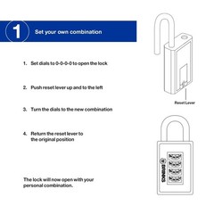 40mm Zinc Diecast Sport Combination Padlock with 1-3/16 inch Shackle