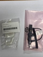Genuine OEM Motorola RLN4941A earpiece w/ RLN6242 Quick Disconnect Acoustic Tube