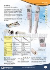 Milwaukee EC60 EC/TDS/°C Tester Conductivity Meter, 60