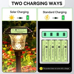 Jiajax Aa 1.2V Ni-Mh Rechargeable Battery Double A 900Mah 1.2V Rechargeable
