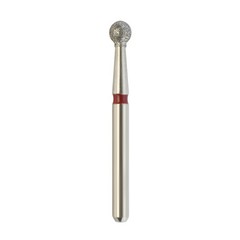 Multi-Use Dental Diamond Burs Round Friction Grip FG 801/023F Fine Grit Red