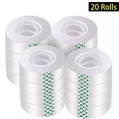 Clear Transparent Tape Rolls 3/4″ x 1025″ Dispenser Refill 20 Tape Rolls Scotch
