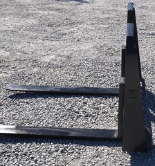 48″ Long 4,000 Pound Walk Through Pallet Forks Fits Bobcat Skid Steer Loader