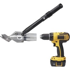 Malco TurboShear Asphalt Shingle Cutter Drill Attachment with Case