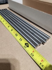 (Tag C80) 7/16″ Dia Titanium Rods, 12+” Long, 6 Rods, You Get All, Medical Grade