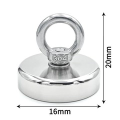 Super Strong Neodymium Fishing Magnet Hook N52 Heavy Duty Rare Earth Magnet with