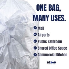 Plasticplace 20-30 Gallon 0.9 Mil Extra Clear Recycling 30 X 36 200 Count 30 X