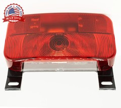 Lumitronics Red Surface Mount Light, License Bracket and License Light, Stop/Tur