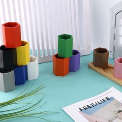 Wooden Colored Pencil Holder, Montessori Crayon Organizer Stand with 11 Movab