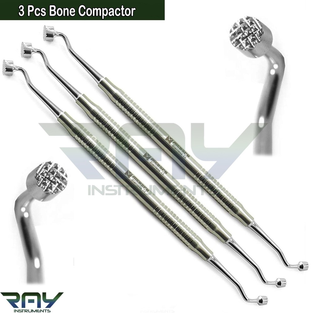Dental Bone Grafting Bone Compactor Carrier Packer Surgical Implant Instruments
