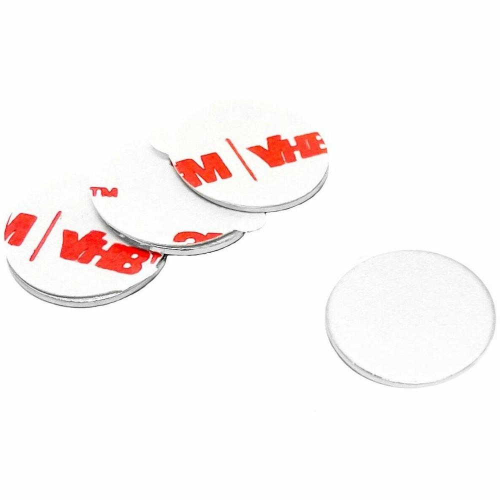 1/2 Inch Steel Disc with 3M Adhesive, Blank Metal Strike Plates (80 Pack)