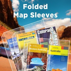 20 Pack Folded Map Sleeves – 2 Pocket 4.5×11 Binder Brochure Protector Holder…