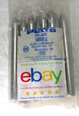 Plato 66-409 RoHS Compliant Soldering Tips, New -10 Pcs Bag