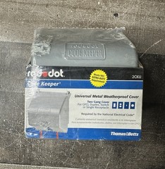 Thomas & Betts Red Dot Code Keeper Receptacle Cover CKMU | Weatherproof
