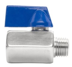 1/4″ NPT SS316 Stainless Steel PN63 Mini Ball Valve FxM Female to Male Sanitary