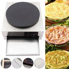 1700W 16″ Commercial Electric Crepe Maker Pancake Machine Big Hotplate Non Stick