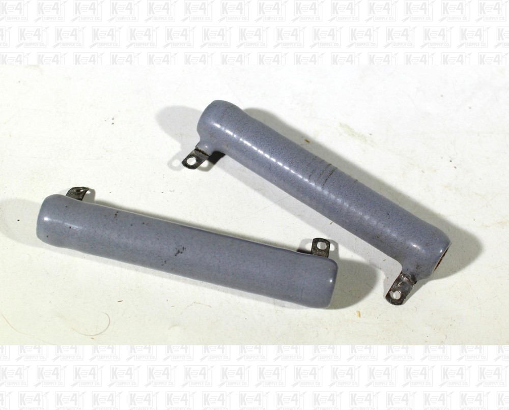 Unmarked 4 Ohm 25 Watt Ceramic Resistors Lot Of 2