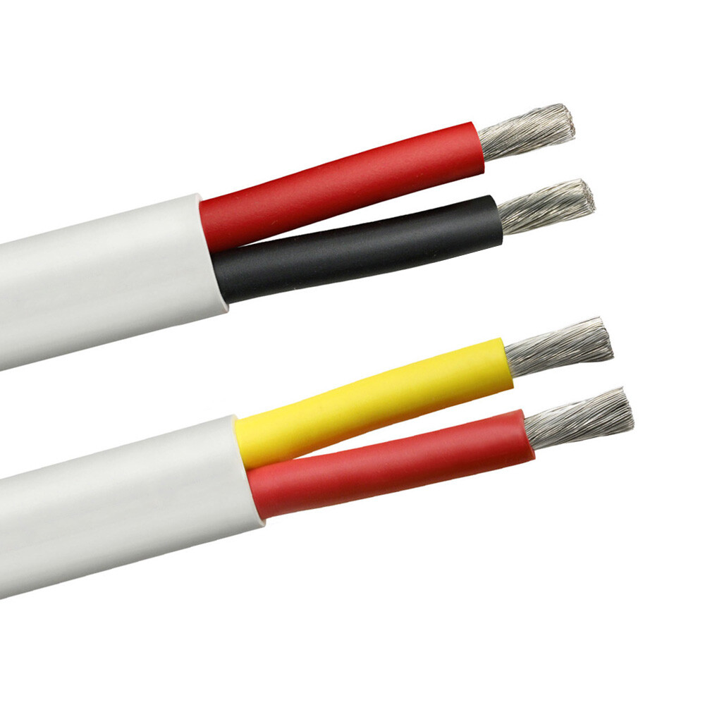 12/2 Tinned Copper UL 1426 Duplex Marine Boat Cable BC-5W2 PVC Jacket 600V