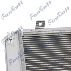3 Rows Full Aluminum Radiator For Hyster Yale H25XM H35XM Forklift 912495601 USA