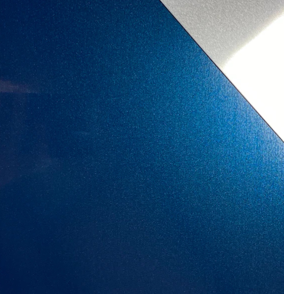 24″ x 96″ Indigo Blue Aluminum Sheet, Flat .030” Thick – Trim Guard