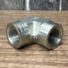 1/2 FNPT Alloy Steel Pipe Fitting Elbow Parker 1/2 DD-S Pipe & Port 90° Elbow