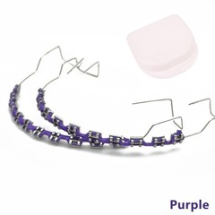 Fake Braces For Teeth Temporary False Fake Brackets Metallic Wires Bracket