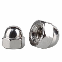 M12-1.75 Acorn Hex Cap Dome Head Nuts, 304 Stainless Steel 18-8, Bright Finish,3