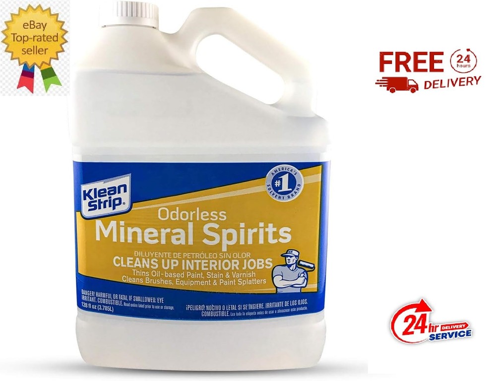 New Odorless Mineral Spirits 1 Gallon Paint Thinner Fast Shipping..