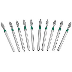 10Pcs/pack Dental Diamond Burs for High Speed Handpiece FG1.60mm Polishing Burs