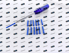 5.0mm Locking Screws LCP Hex Head Assorted Lengths Self Tapping Titanium 100 Pcs