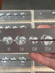 7 U.S. COIN HOLDER FOR NEW HERMES ENGRAVING VISE FOR CLEANING, REPAIR, ETC.