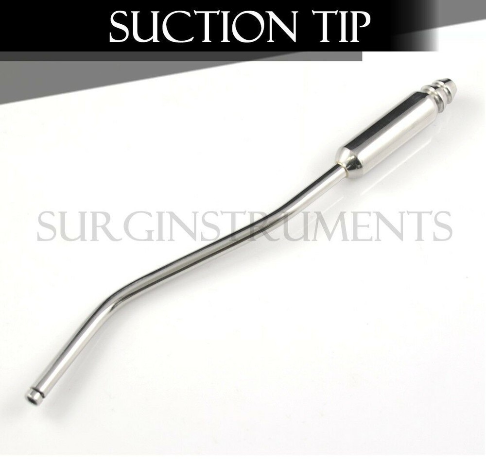 Dental Oral Saliva Ejector Suction Short Handpiece Tip Metal