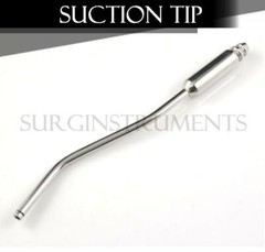 Dental Oral Saliva Ejector Suction Short Handpiece Tip Metal