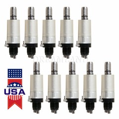 USA Dental Slow Low Speed Handpiece Air Motor 1:1 Direct Drive 4 Hole