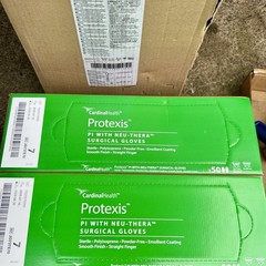 (06/30/2028) Cardinal Protexis PI Neu-Thera Gloves Sz 7 2D73TE70 4 Boxes (200ct)