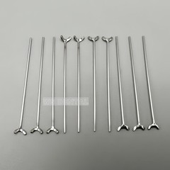 10pcs Ball/Y-Type Retainer Dental J Clasp Oblique Clasps Bars Scheu Style Bar