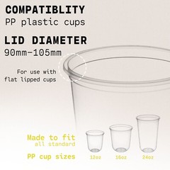 Solid White Cup Sealer Film 3275/Roll for 90-105mm Boba Tea & Bubble Drinks