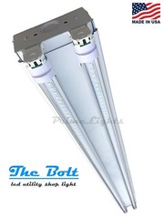 4′ ft. 2 Lamp T8 LED Strip Light Fixture – Shop, Garage, 44W 5,700lm (Qty 8)
